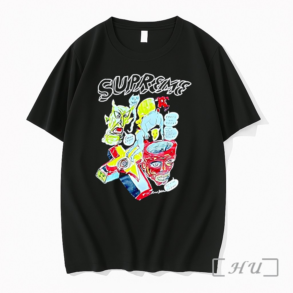 Officials Supreme Surreal Graphic Art Commit Cringe Cross On Texas Death To Suicide Social Commentary Black Premium T Shirts Sweater Hoodie