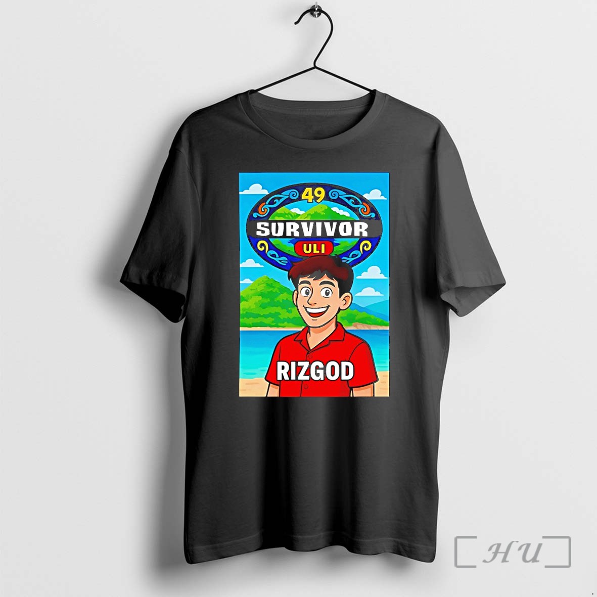 Officials Survivor 49 Rizgod Uli Cartoon Premium T Shirts Sweater Hoodie