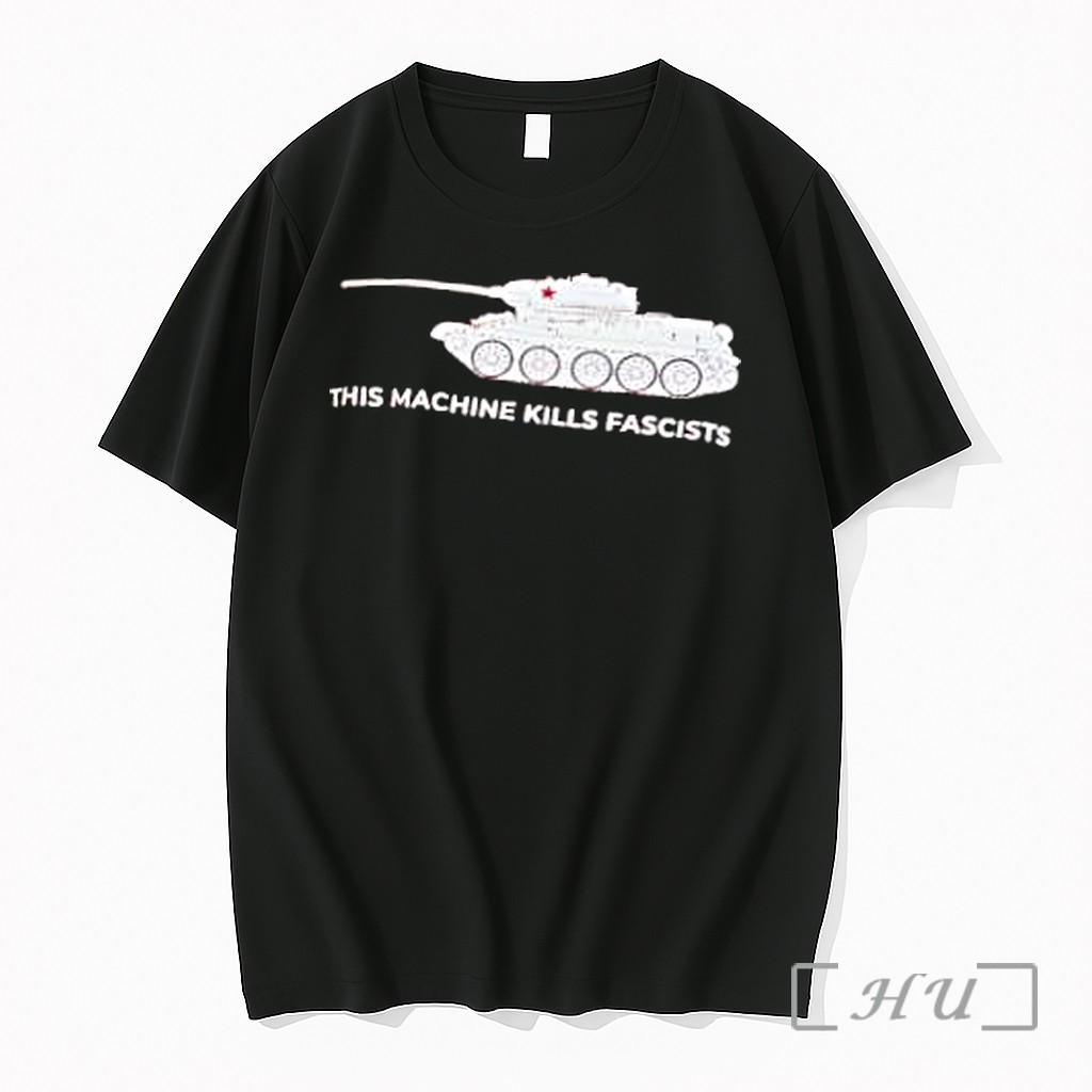 Officials Tank This Machine Kills Fascists Premium T Shirts Sweater Hoodie