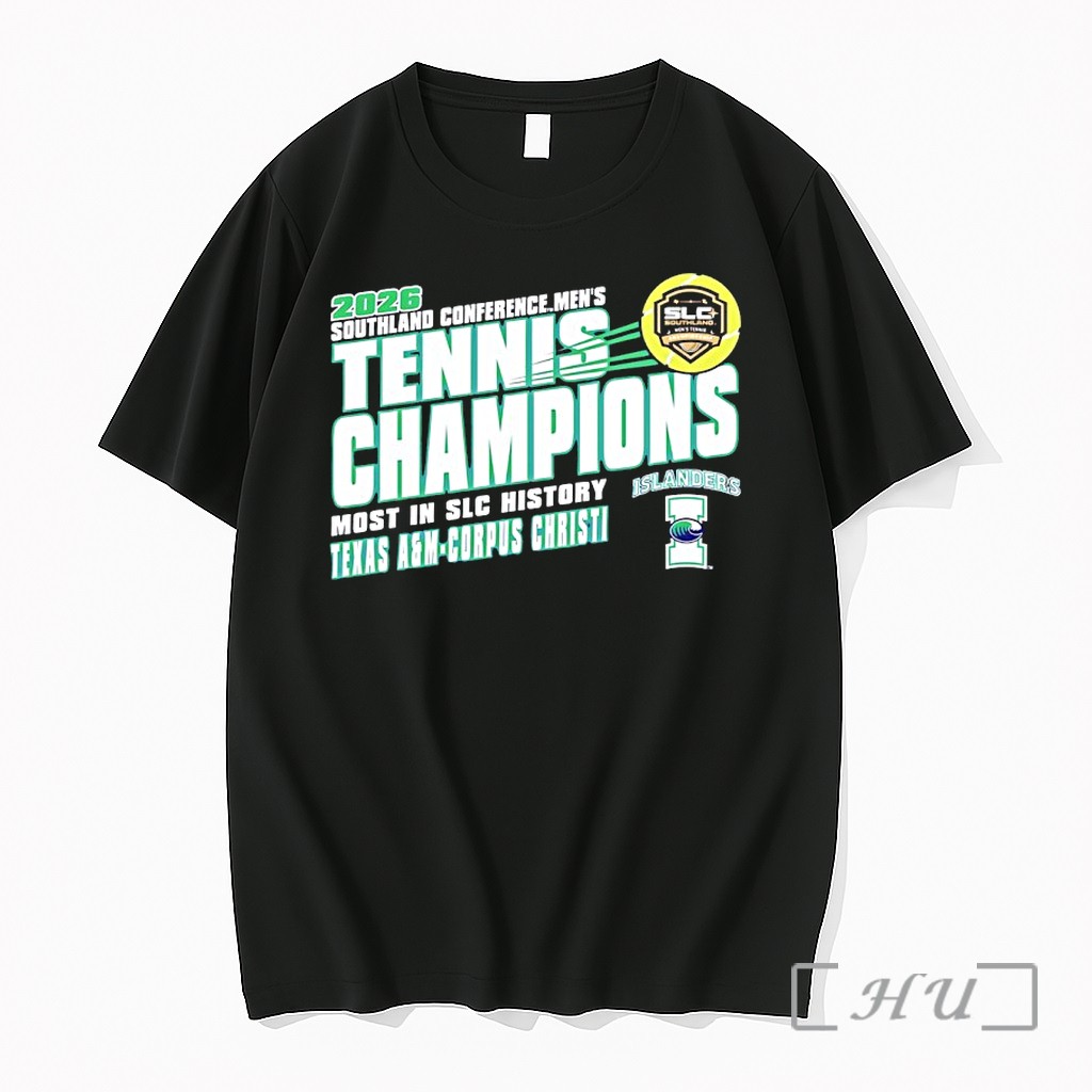 Officials Texas Am Corpus Christi 2026 Southland Conference Mens Tennis Champions Premium T Shirts Sweater Hoodie