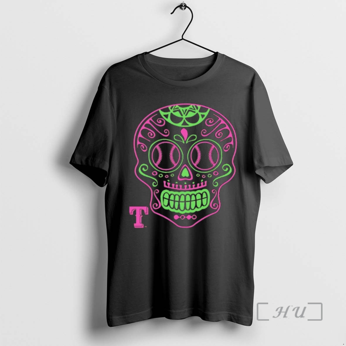 Officials Texas Rangers Sugar Skull Premium T Shirts Sweater Hoodie