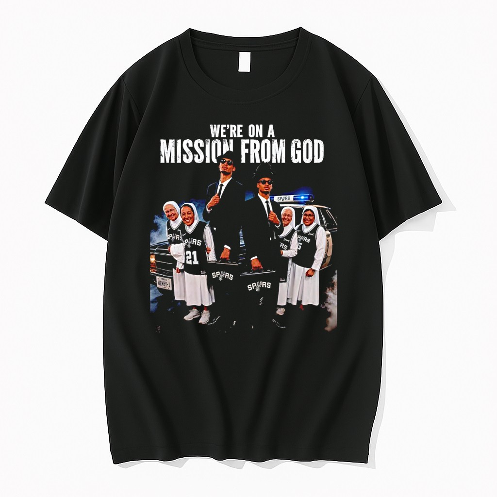 Officials The Blues Brothers Were On A Mission From God San Antonio Spurs Basketball 2026 Premium T Shirt Sweatshirt Hoodie