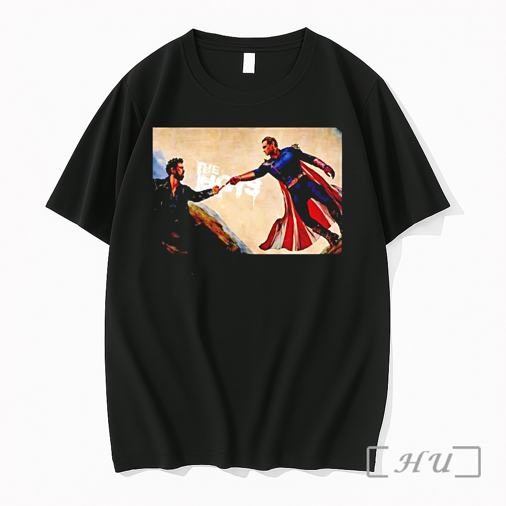Officials The Boys Billy Butcher Homelander Creation Af Adam Middle Finger Meme Premium T Shirts Sweater Hoodie