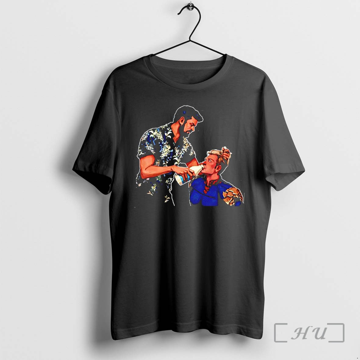 Officials The Boys Billy Butcher Feeding Homelander Milk Premium T Shirts Sweater Hoodie