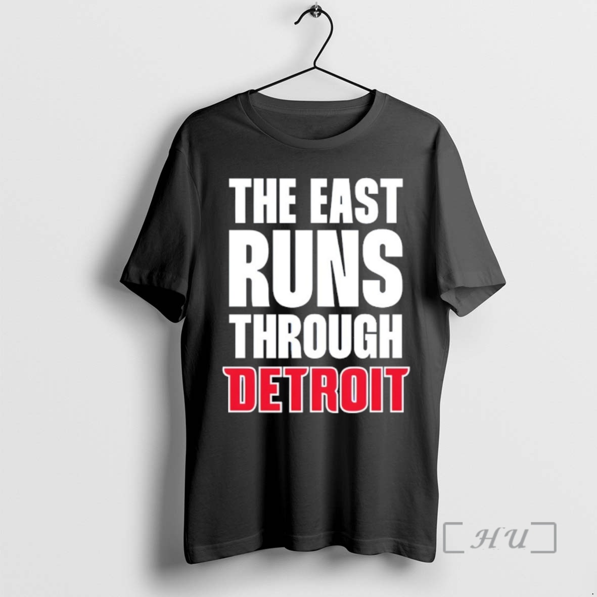 Officials The East Runs Through Detroit Pistons Basketball Nba Premium T Shirts Sweater Hoodie