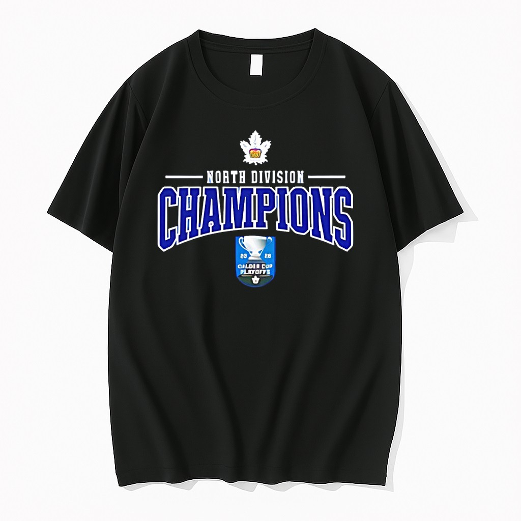 Officials Toronto Maple Leafs North Division Champions 2026 Trophy Premium T Shirt Sweatshirt Hoodie