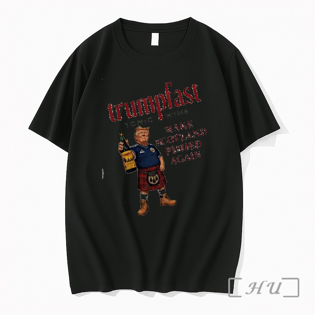 Officials Trumpfast Tonic Wine Make Scotland Pished Again Donald Trump Premium T Shirts Sweater Hoodie