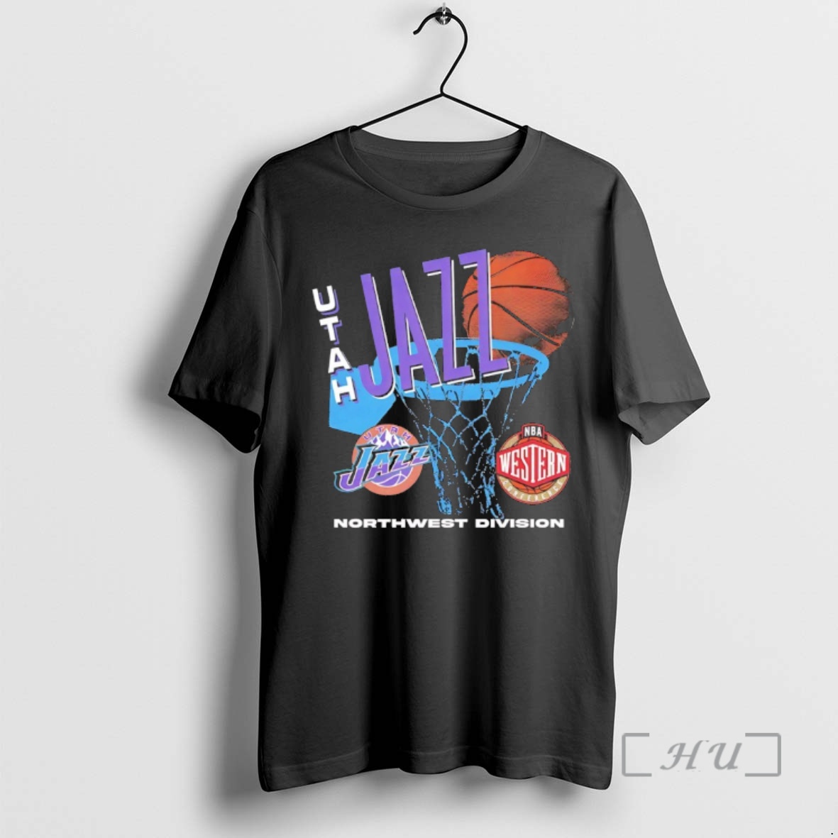 Officials Utah Jazz Nba Western Northwest Division Hardwood Classics Premium T Shirts Sweater Hoodie