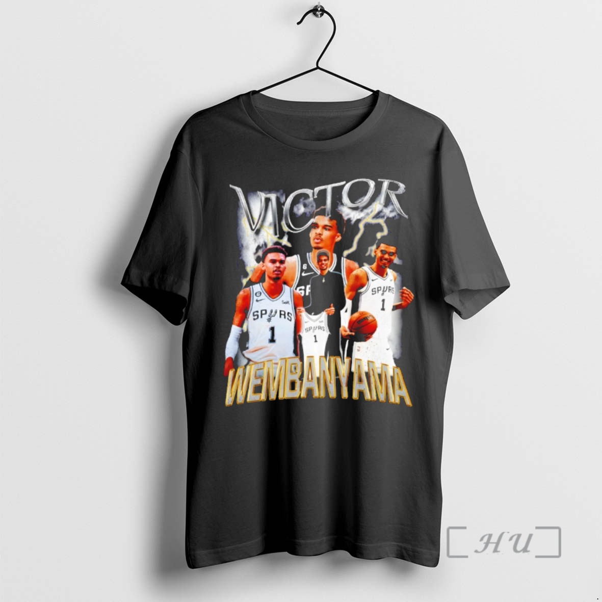 Officials Victor Wembanyama 1 San Antonio Spurs Basketball 90s Style Graphic Premium T Shirts Sweater Hoodie