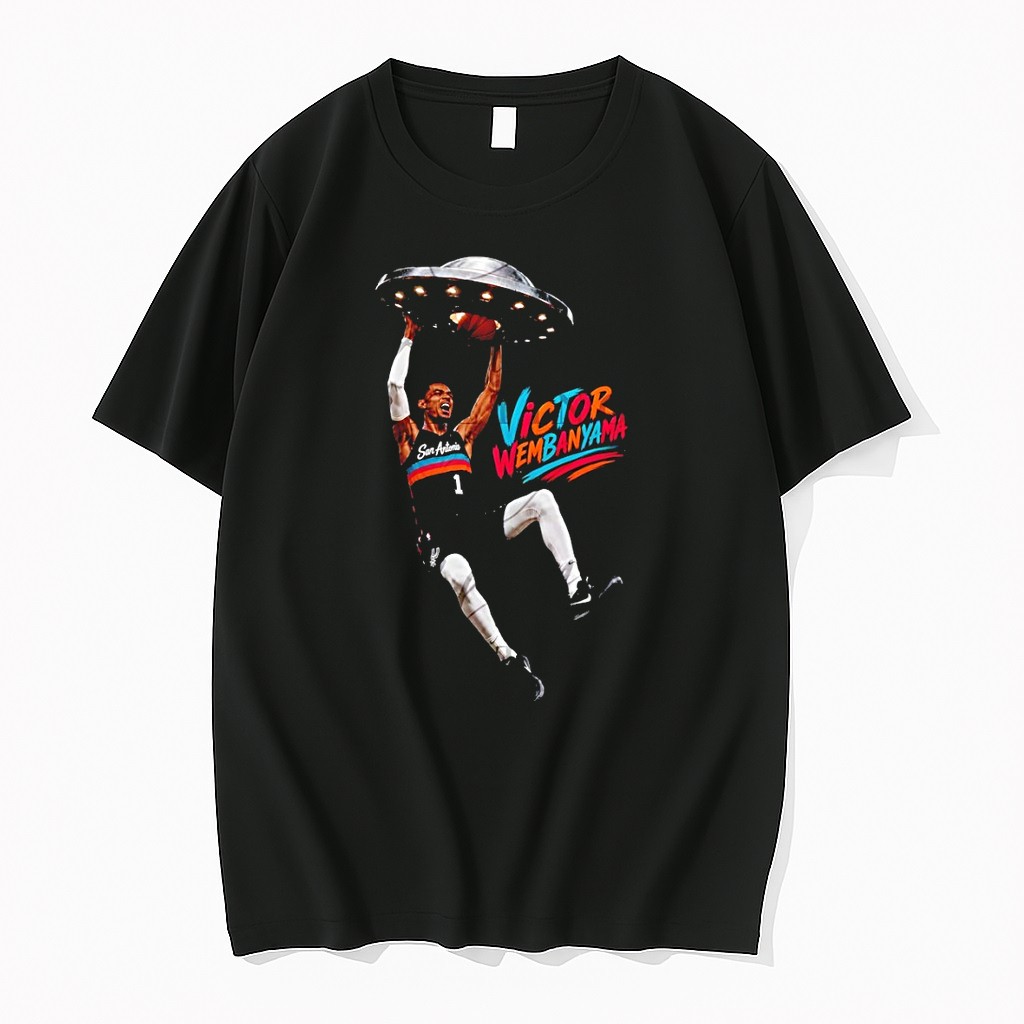 Officials Victor Wembanyama 1 San Antonio Spurs Ufo Basketball Nba 2026 Premium T Shirt Sweatshirt Hoodie