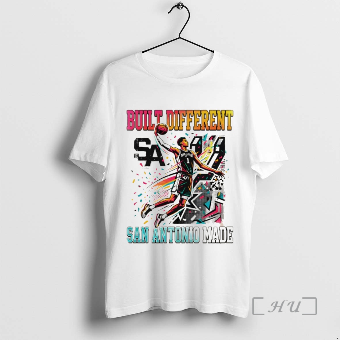 Officials Victor Wembanyama Built Different San Antonio Made Spurs Basketball Wemby Era 2026 Premium T Shirts Sweater Hoodie