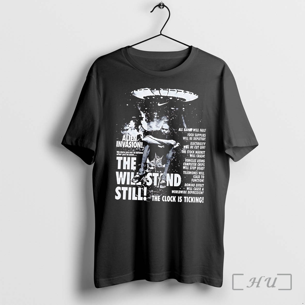 Officials Victor Wembanyama San Antonio Spurs Alien Invasion The Will Stand Still The Clock Is Ticking Tee Premium T Shirts Sweater Hoodie