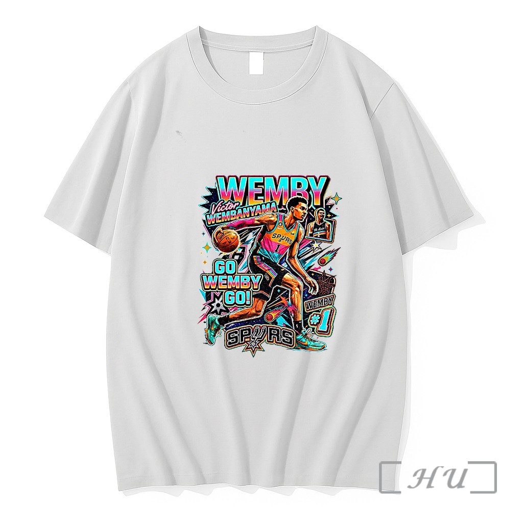 Officials Victor Wembanyama San Antonio Spurs Basketball Go Wemby Go 2026 Premium T Shirts Sweater Hoodie