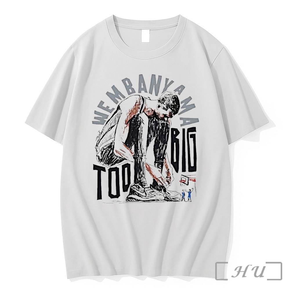 Officials Victor Wembanyama San Antonio Spurs Basketball Too Big Art Cartoon 1 Premium T Shirts Sweater Hoodie