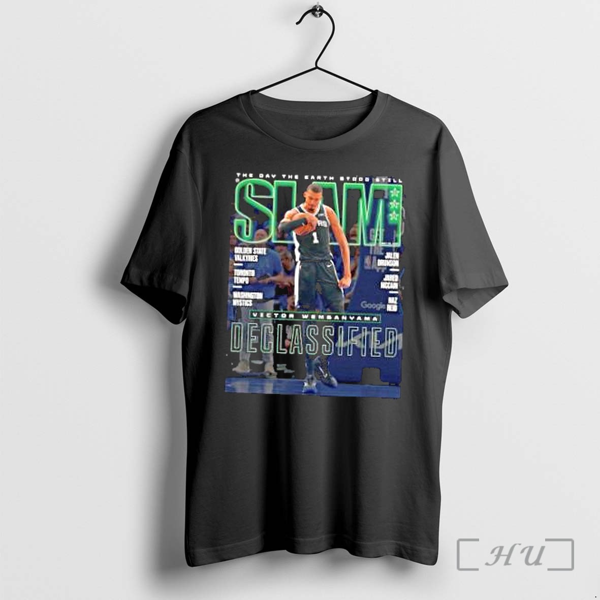 Officials Victor Wembanyama San Antonio Spurs Nba Slam Cover Number 1 Premium T Shirts Sweater Hoodie