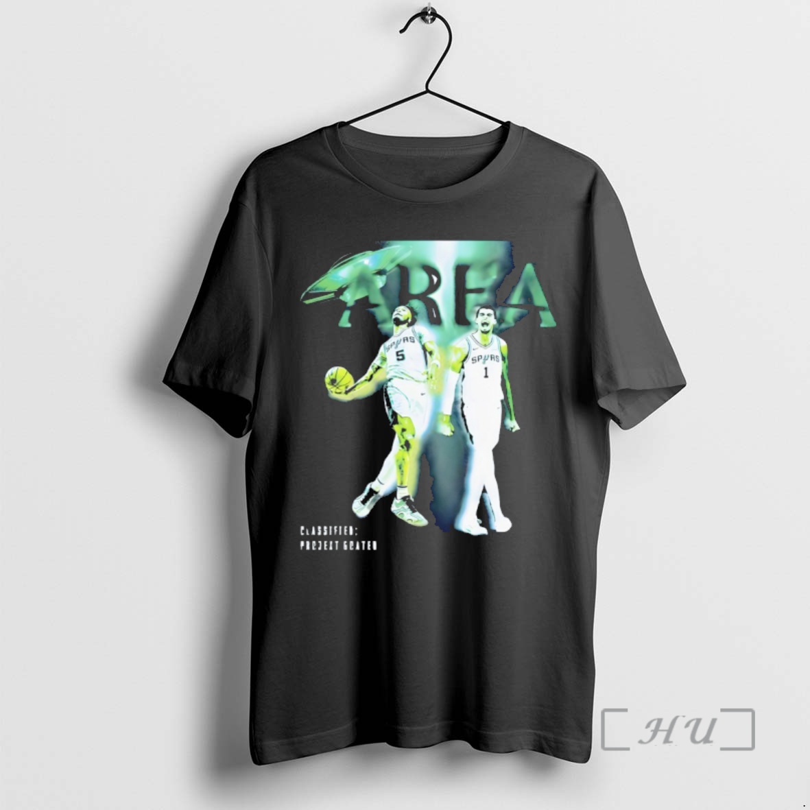 Officials Victor Wembanyama And Stephon Castle Of The San Antonio Spurs Ufo Premium T Shirts Sweater Hoodie