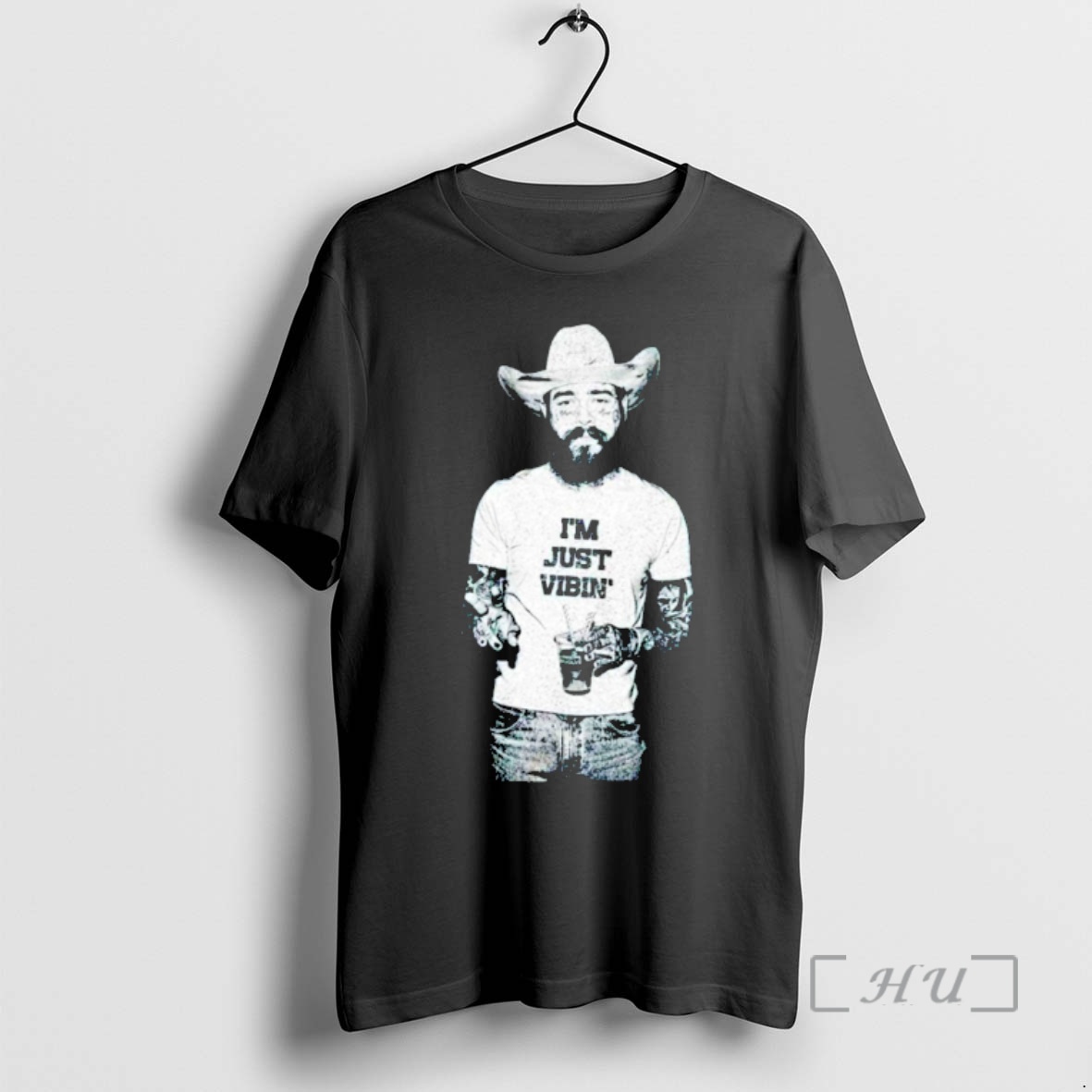 Officials Vintage 90s Post Malone Im Just Vibin Premium T Shirts Sweater Hoodie