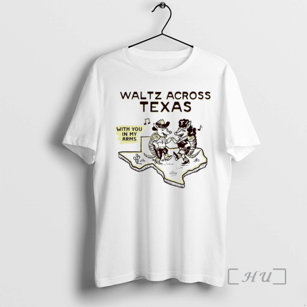 Officials Waltz Across Texas With You In My Arms Cowboy Armadillo Premium T Shirts Sweater Hoodie