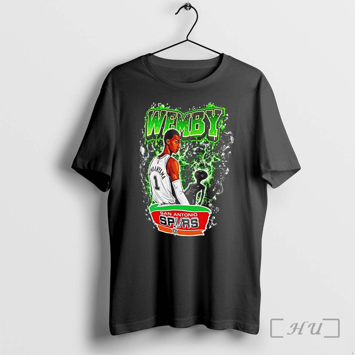Officials Wemby Alien Victor Wembanyama San Antonio Spurs Premium T Shirts Sweater Hoodie