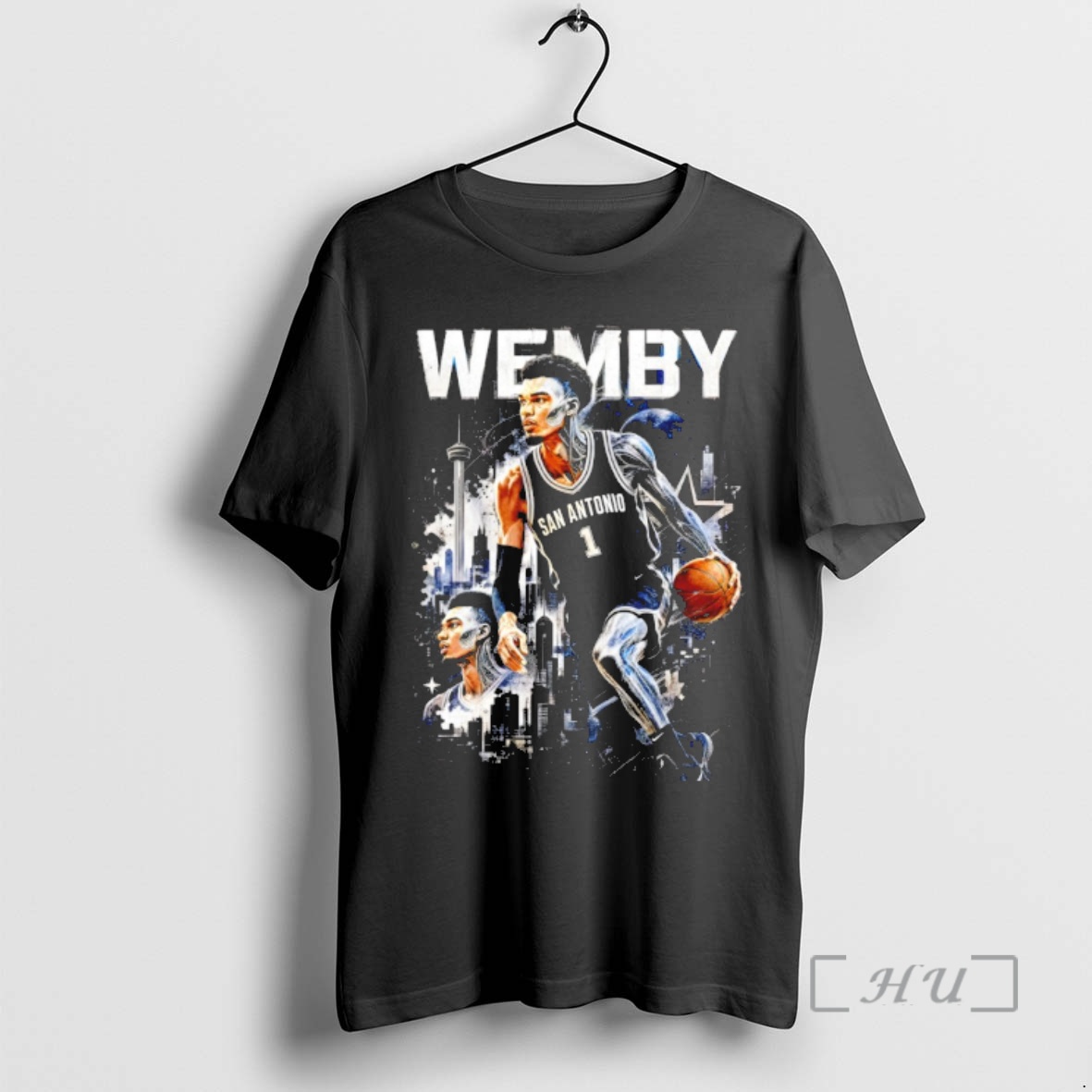 Officials Wemby Half Alien Victor Wembanyama San Antonio Spurs Basketball Graphic Vintage Premium T Shirts Sweater Hoodie