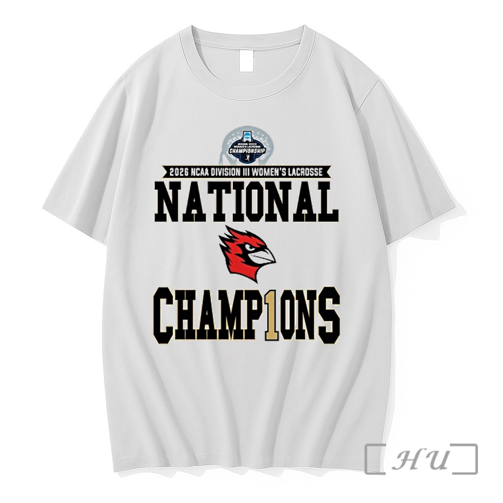 Officials Wesleyan University Cardinals 2026 Ncaa Division Iii Womens Lacrosse National Champions Premium T Shirts Sweater Hoodie