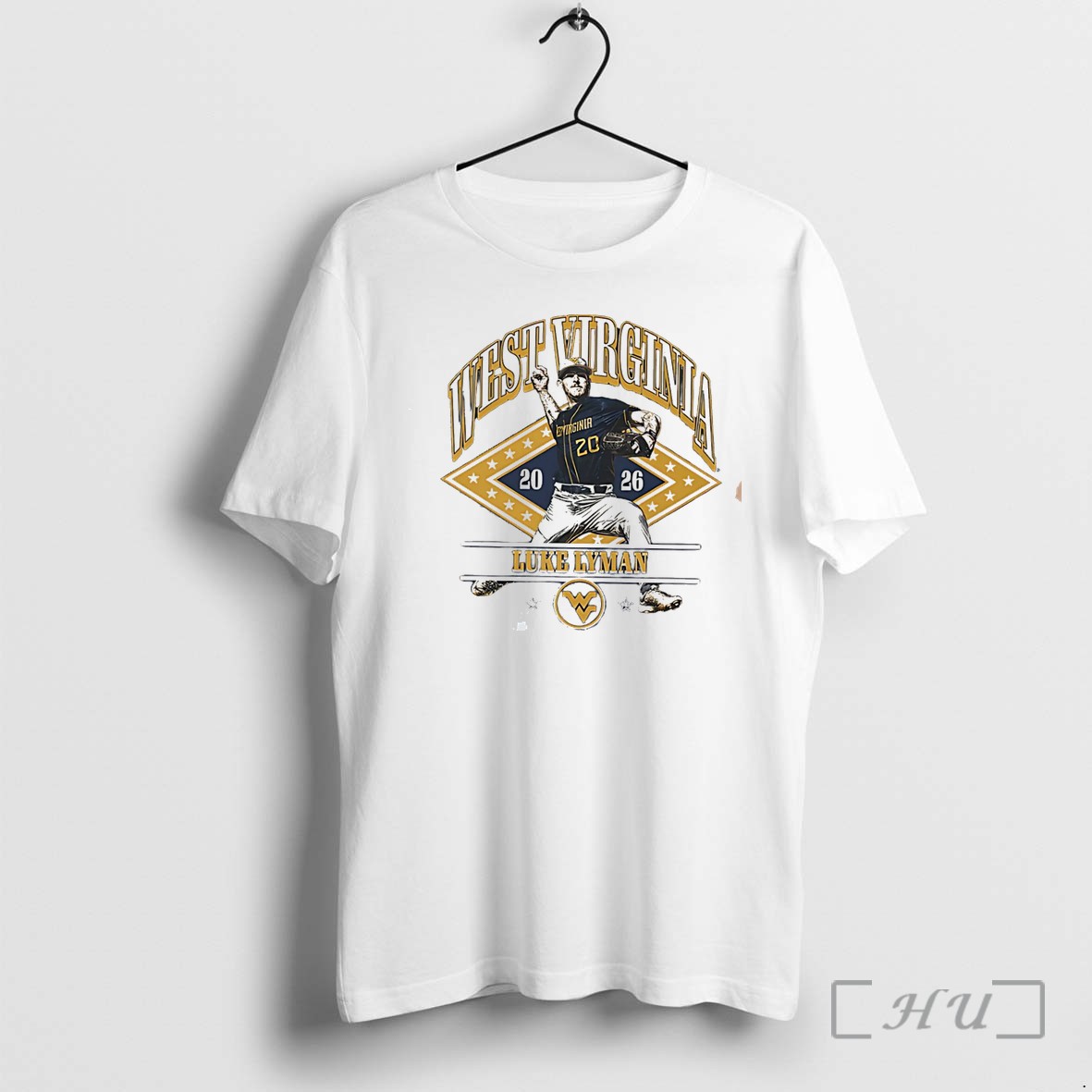 Officials West Virginia Mountaineers Luke Lyman 2026 Graphic Tee Premium T Shirts Sweater Hoodie