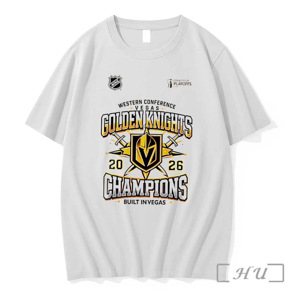 Officials Western Conference Champions 2026 Vegas Golden Knights Built In Vegas Tee Premium T Shirts Sweater Hoodie