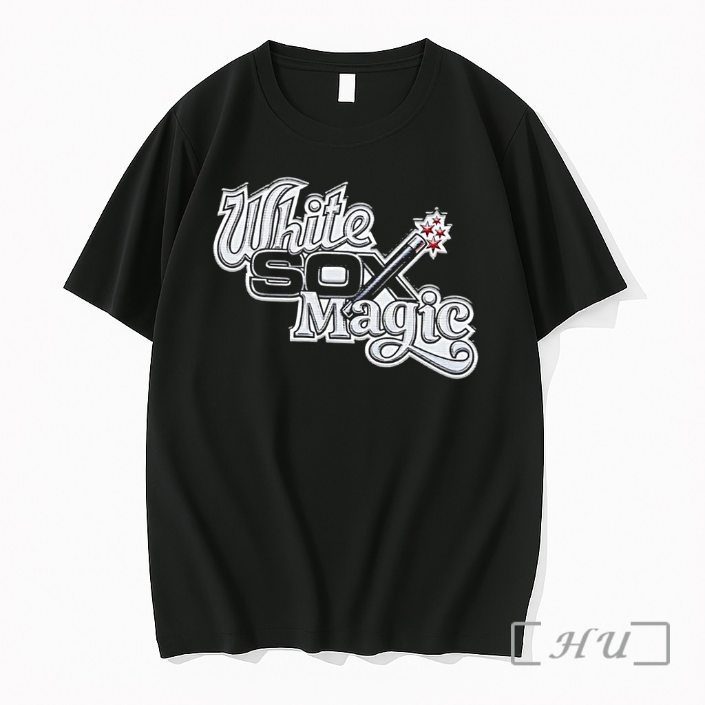 Officials White Sox Magic Wand Stars Black Premium T Shirts Sweater Hoodie
