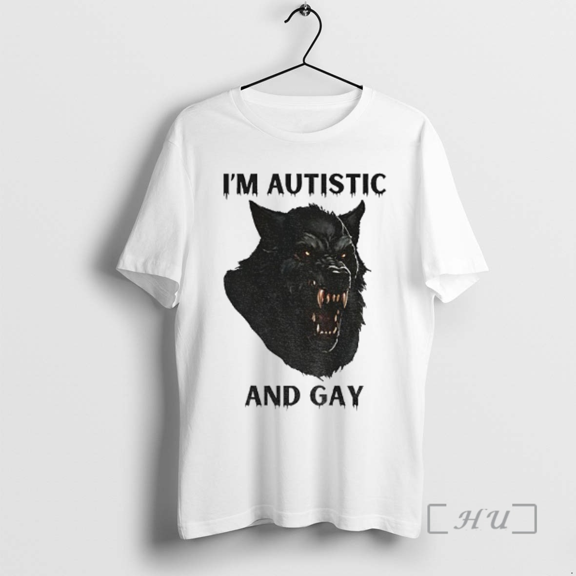 Officials Wolf Im Autistic And Gay Lgbt Premium T Shirts Sweater Hoodie