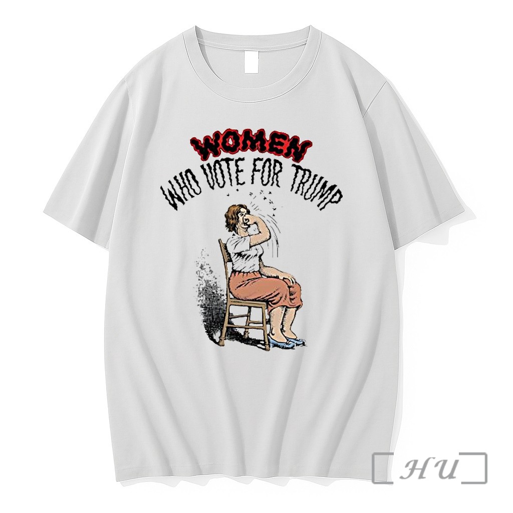 Officials Women Who Vote For Trump Woman Punching Her Face Sarcastic Premium T Shirts Sweater Hoodie