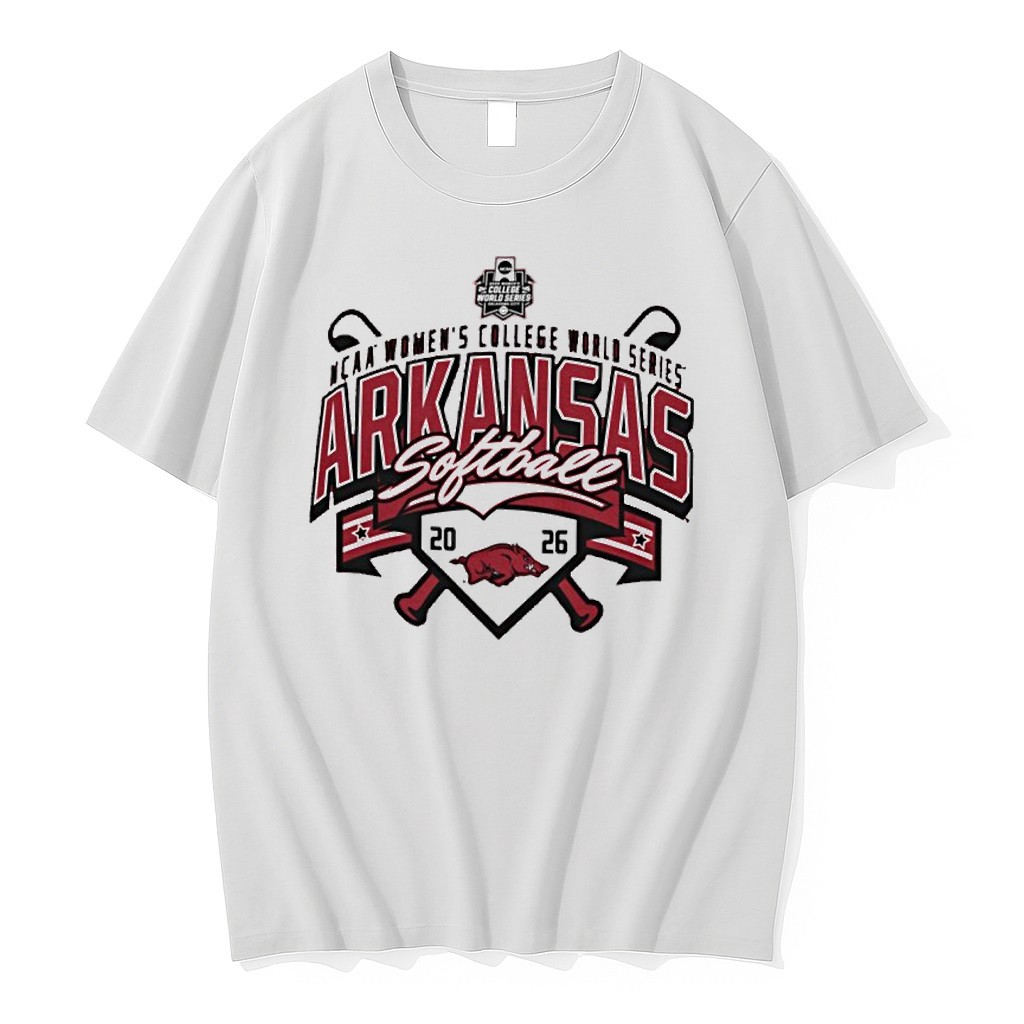Officials Womens College World Series 2026 Arkansas Softball Premium T Shirt Sweatshirt Hoodie