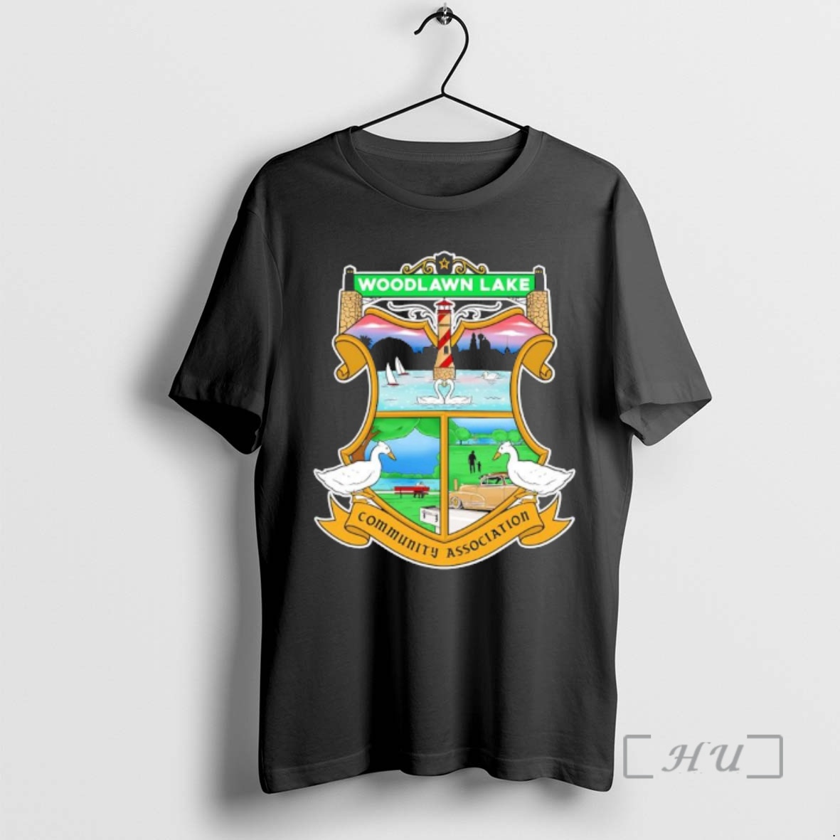 Officials Woodlawn Lake Community Association San Antonio Texas Logo Premium T Shirts Sweater Hoodie