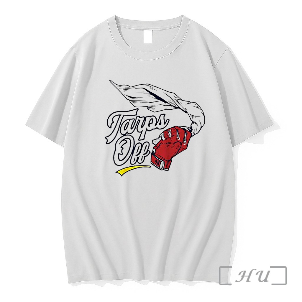 Officials Yohel Pozo St Louis Cardinals Tarps Off Baseball Glove Number 48 Premium T Shirts Sweater Hoodie