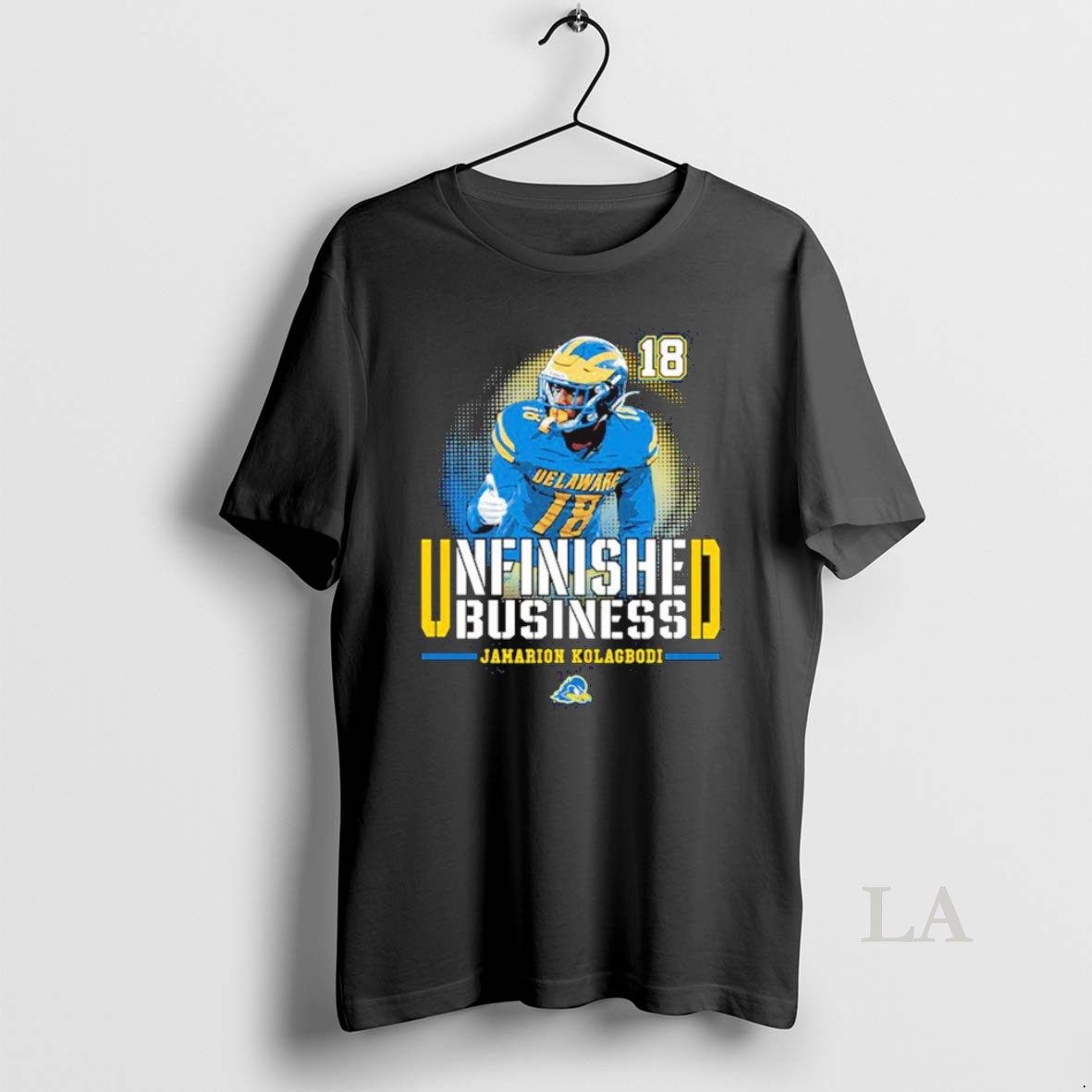 Original 2026 Unfinished Business Jamarion Kolagbodi Delaware Blue Hens Football Shirt
