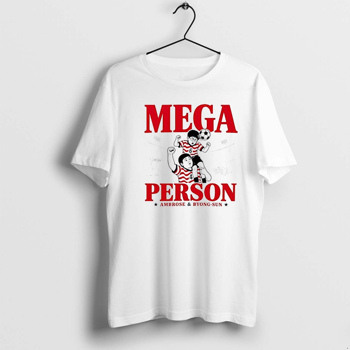 Original Ambrose Byong Sun United States National Team Soccer Mega Person Tshirts