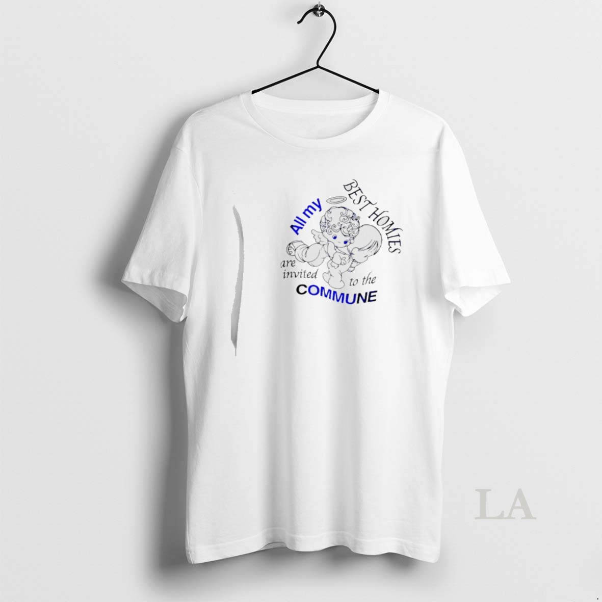 Original Angel All My Best Homies Are Invited To The Commune Shirt