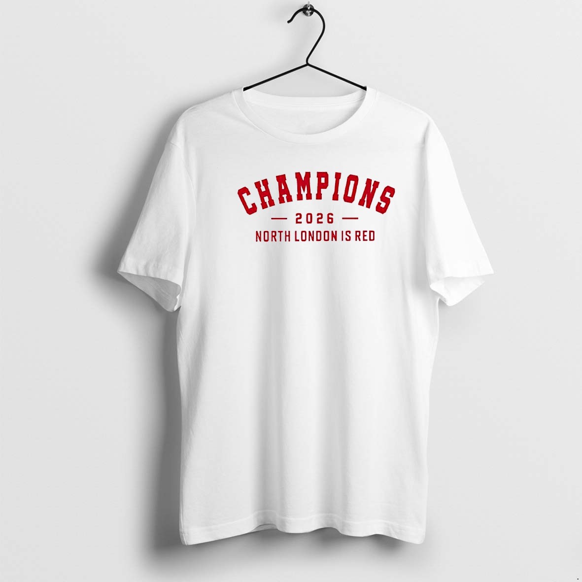 Original Arsenal Champions 2026 North London Is Red Football Fan Tshirts