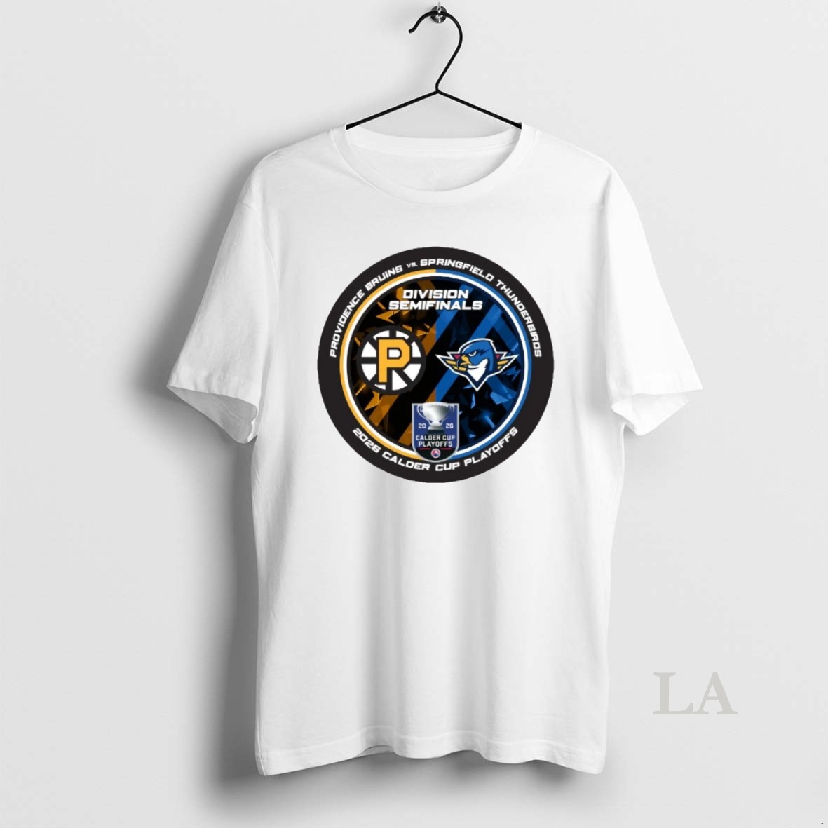 Original Awesome Providence Bruins Vs Springfield Thunderbirds 2026 Calder Cup Playoffs Division Semifinals Dueling Souvenir Shirt