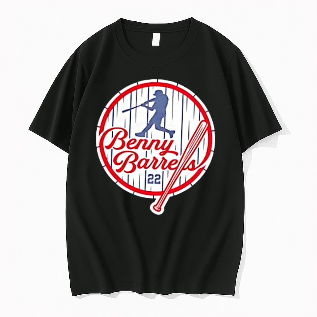 Original Ben Rice New York Yankees Mlb Benny Barrels 22 Tshirts
