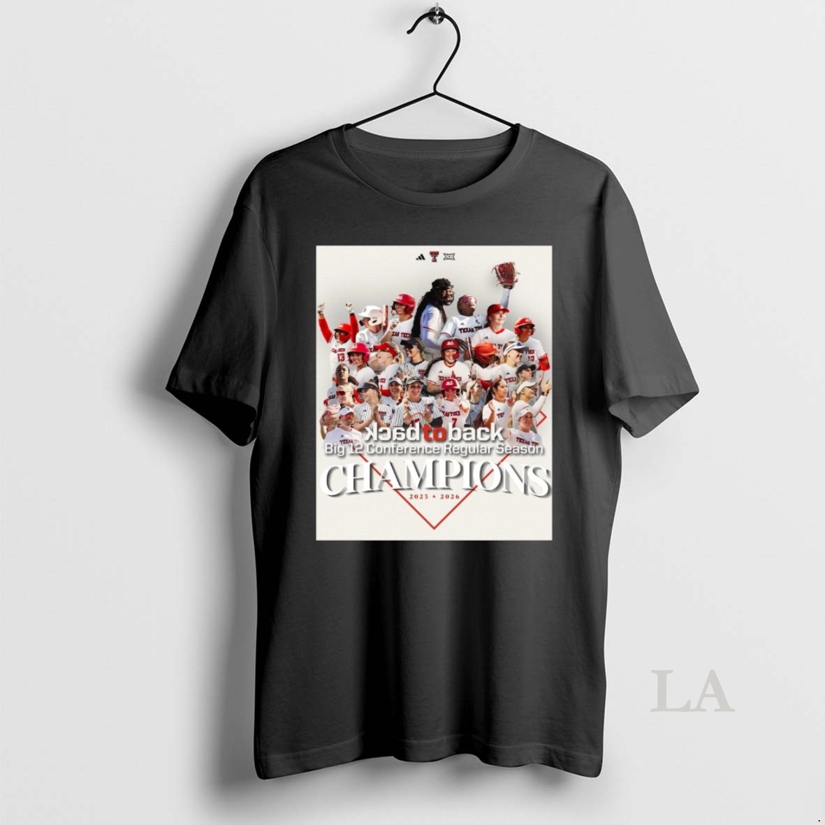 Original Best Texas Tech Softball Back To Back Big 12 Conference Regular Season Championships 2025 2026 Shirt