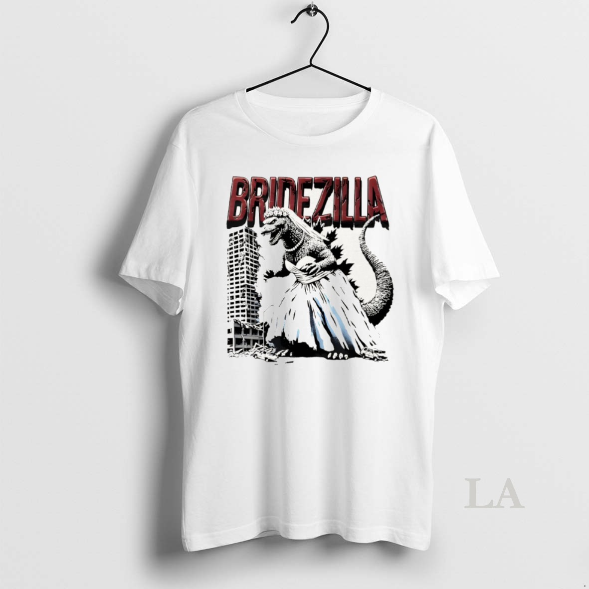 Original Bridezilla Gozilla Funny Wedding Shirt
