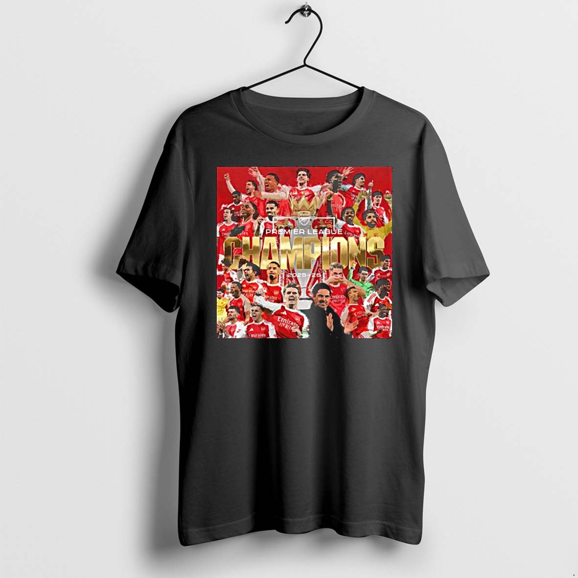 Original Celebrates Arsenal Fc Champions Premier League 2025 26 1 Tshirts