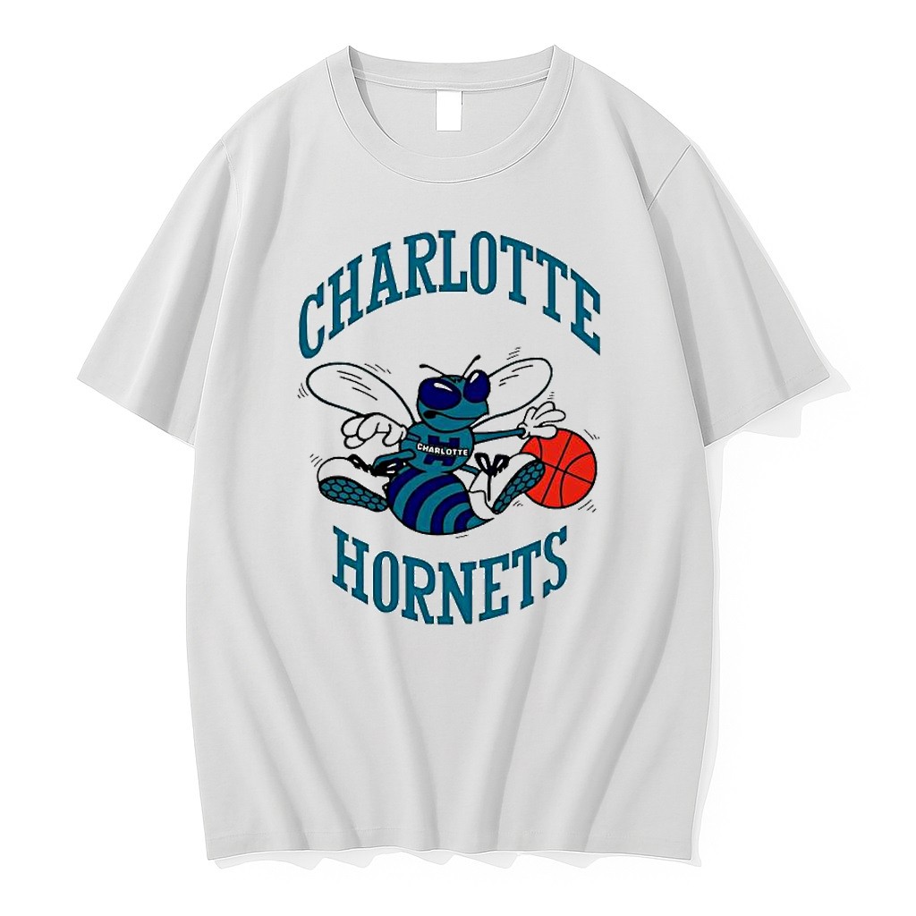 Original Charlotte Hornets Nba Cartoon Mascot Basketball Tshirts
