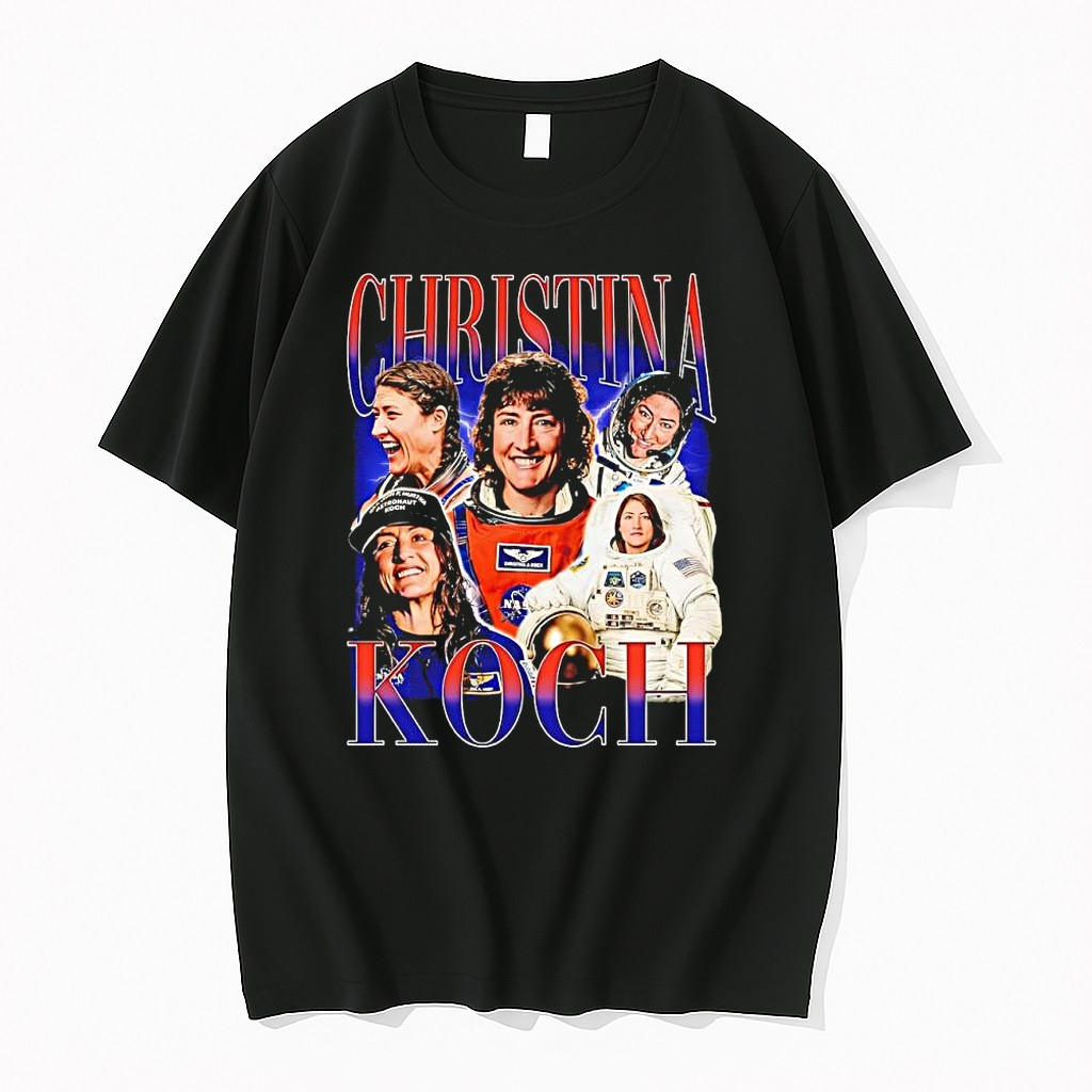 Original Christina Koch Nasa Astronaut Lightning Power Tshirts