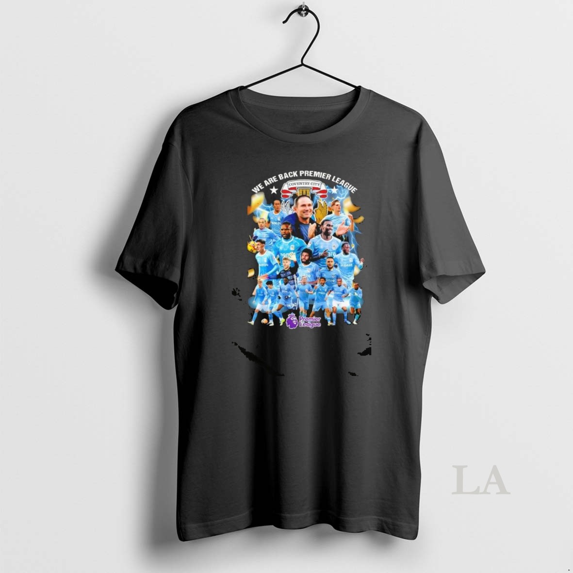 Original Coach Frank Lampard And Players Manchester City We Are Back Premier League Shirt