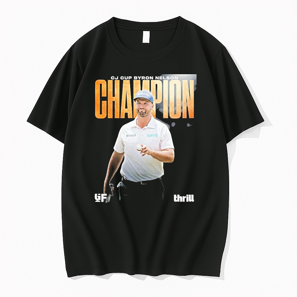 Original Congrats Wyndham Clark Champions 4th Career Pga Tour The Cj Cup Byron Nelson 2026 1 Tshirts