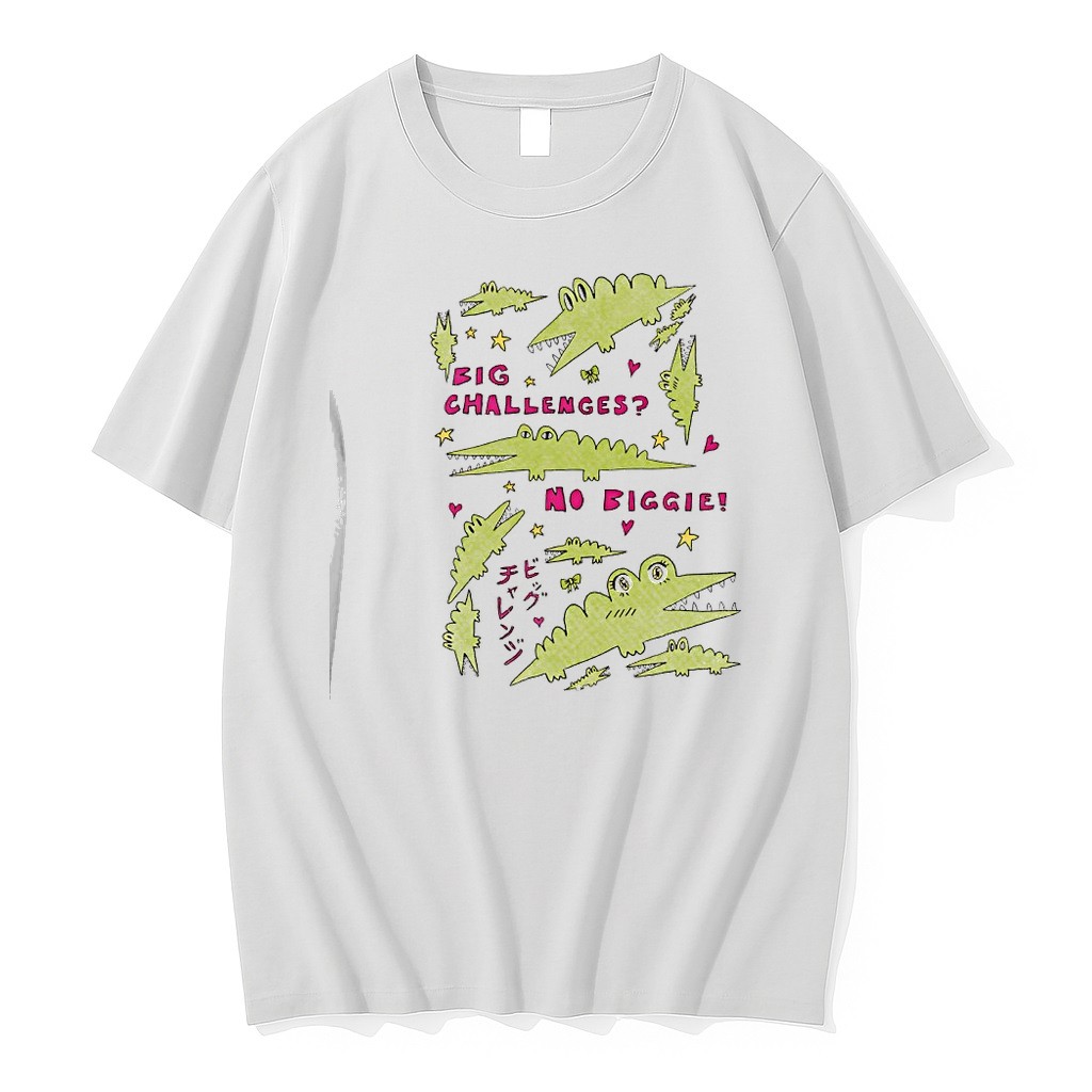 Original Crocodile Big Challenges No Biggie Tshirts