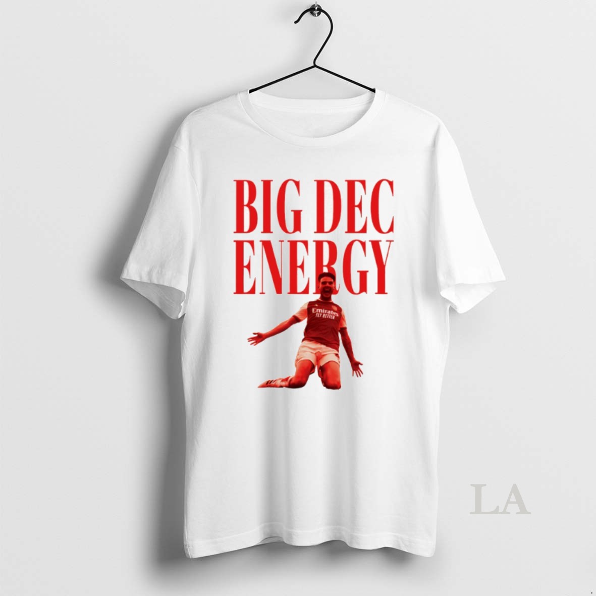 Original Declan Rice Big Dec Energy Arsenal Fc Shirt