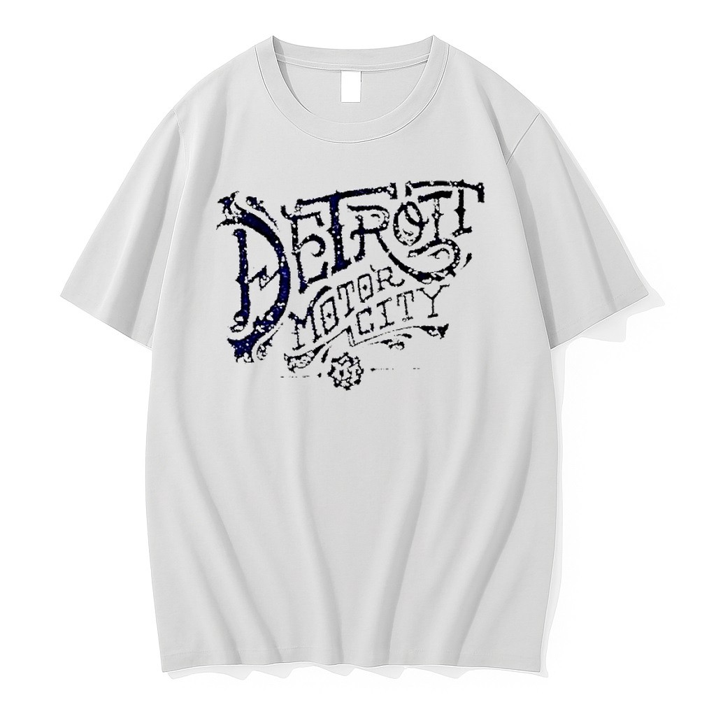 Original Detroit Motor City Distressed Ornate Tshirts
