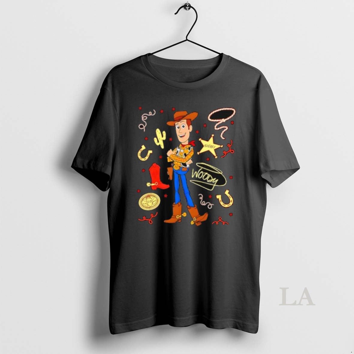Original Disney Pixar Toy Story Sheriff Woody Cowboy Stars Shirt